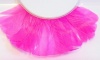 Zinkcolor Hot Pink Feather False Eyelashes F132 Dance Halloween Costume