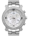 NEW! Aqua Master Men's Power Two-Row Diamond Watch with Diamond Dial & Full Diamond Case, 5.50 ctw