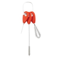 OXO Tot Straw and Sippy Cup Top Cleaning Set, Orange