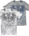 Creative graphics add a soft touch to a tough-looking Retrofit tee shirt.