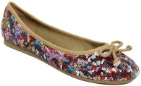 American Rag Womens Lolly Multi Sequin flat 6.5 M US American Rag Womens Lolly Multi Sequin flat 6.5 M US