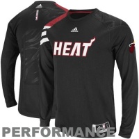 Adidas Miami Heat On-Court Long Sleeve Shooting Shirt Adidas Miami Heat On-Court Long Sleeve Shooting Shirt