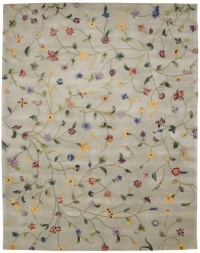 Nourison Julian JL36 Area Rug - Light Grey Size - 5.3 x 8.3 ft. Nourison Julian JL36 Area Rug - Light Grey Size - 5.3 x 8.3 ft.