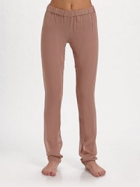 Easy-wearing and lightweight design with a comfortable elastic waistband, is perfect for lounging around the house or sleeptime.Elastic waistband Inseam, about 33 Rayon; dry clean Made in ItalyPlease note: Under layer sold separately. Easy-wearing and lightweight design with a comfortable elastic waistband, is perfect for lounging around the house or sleeptime.Elastic waistband Inseam, about 33 Rayon; dry clean Made in ItalyPlease note: Under layer sold separately.