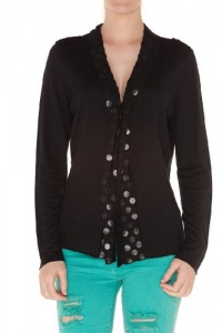 Armani Collezioni Black Silk Sweater 14 Black Armani Collezioni Black Silk Sweater 14 Black