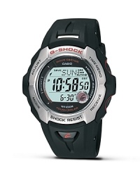 A tough, shock and water-resistant watch from G-Shock that looks good and plays hard.
