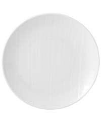 A fine line. Simply timeless, the French Organza bread and butter plate is reminiscent of sheer silk, with a white-on-white pattern in versatile porcelain. A flawless choice for the contemporary home, by Bernardaud. A fine line. Simply timeless, the French Organza bread and butter plate is reminiscent of sheer silk, with a white-on-white pattern in versatile porcelain. A flawless choice for the contemporary home, by Bernardaud.