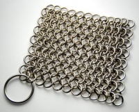 Chain Mail Cast Iron Pan Scrubber Chain Mail Cast Iron Pan Scrubber