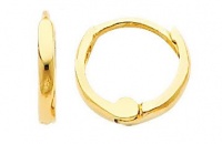 14K Yellow Gold 1.5mm Thickness Tiny Huggies Earrings for Baby and Children (0.3 or 8mm) 14K Yellow Gold 1.5mm Thickness Tiny Huggies Earrings for Baby and Children (0.3 or 8mm)