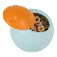 Boon Snack Ball - Snack Container in Orange/Blue