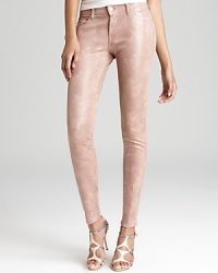 Live the life exotic in these 7 For All Mankind skinny jeans, flaunting a high-shine cobra print. Live the life exotic in these 7 For All Mankind skinny jeans, flaunting a high-shine cobra print.