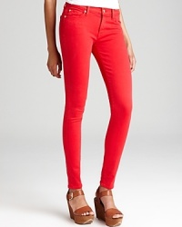 Electrify your denim repertoire with these highlighter-bright 7 For All Mankind skinny jeans, tailored in super-soft twill. Electrify your denim repertoire with these highlighter-bright 7 For All Mankind skinny jeans, tailored in super-soft twill.