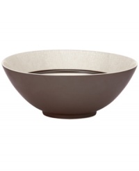 A universal favorite, the Lucia serving bowl combines a modern shape and classic style. Earthy stoneware with a crackle effect and lustrous metallic glaze brings easy sophistication to casual settings. By Niels Refsgaad for Dansk. A universal favorite, the Lucia serving bowl combines a modern shape and classic style. Earthy stoneware with a crackle effect and lustrous metallic glaze brings easy sophistication to casual settings. By Niels Refsgaad for Dansk.