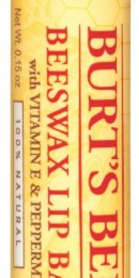 Burt's Bees Beeswax Lip Balm Tube, .15-Ounce Tubes (Pack of 4)