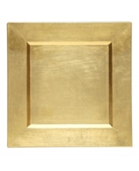 Make every meal shine. The square plates from Jay Imports' collection of serveware and serving dishes have a goldtone finish that plays up any meal in lightweight, super-casual polypropylene. Make every meal shine. The square plates from Jay Imports' collection of serveware and serving dishes have a goldtone finish that plays up any meal in lightweight, super-casual polypropylene.
