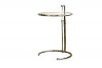Baxton Studio Eileen Stainless Steel Accent Table, Gray Baxton Studio Eileen Stainless Steel Accent Table, Gray