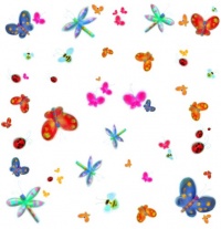 RoomMates RMK1021SCS Jelly Bugs Peel and Stick Wall Decals RoomMates RMK1021SCS Jelly Bugs Peel and Stick Wall Decals