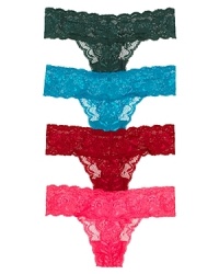 Cosabella combines its no-show lace thong with the comfort of a relaxed fit and fashionable, fall hues. Style #NEVER03Z. Cosabella combines its no-show lace thong with the comfort of a relaxed fit and fashionable, fall hues. Style #NEVER03Z.