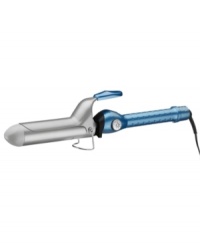 The power of professional performance. The Nano Titanium Spring curling iron takes styling to the next level with a sol-gel nano titanium/ceramic barrel for ultra-fast heat. Customize your style with 50 heat settings and a turbo-heat button for an instant boost. The power of professional performance. The Nano Titanium Spring curling iron takes styling to the next level with a sol-gel nano titanium/ceramic barrel for ultra-fast heat. Customize your style with 50 heat settings and a turbo-heat button for an instant boost.