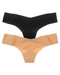 A smooth seamless v-shaped thong with an extremely soft waistband. Style #CT01UNBX A smooth seamless v-shaped thong with an extremely soft waistband. Style #CT01UNBX
