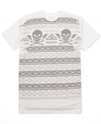 Tribal print paired with skull graphics give this Ecko Unltd tee its modern edge.