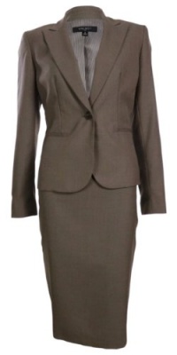 Nine West Women's Retro Chic Skirt Suit Light Brown Nine West Women's Retro Chic Skirt Suit Light Brown