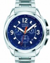 ESQ Movado Men's 07301417 esq Excel tm Stainless Steel Chrono with Blue Dial Watch
