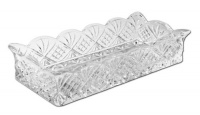 Godinger Dublin Crystal Bread Tray