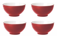 Emile Henry Cereal Bowls, Set of 4, Cerise Emile Henry Cereal Bowls, Set of 4, Cerise