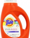 Tide with Bleach Alternative High Efficiency Original Scent Detergent, 50 Ounce (Pack of 2)