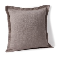 Cuddling up in supremely soft cotton matelasse is like floating on a billowy cloud. This Barbara Barry decorative adds a soft textured layer to any bed. The set includes European size shams and a decorative pillow. Cuddling up in supremely soft cotton matelasse is like floating on a billowy cloud. This Barbara Barry decorative adds a soft textured layer to any bed. The set includes European size shams and a decorative pillow.