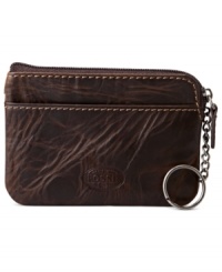 Store all your loose change in this handsome Fossil key-coin pouch. Store all your loose change in this handsome Fossil key-coin pouch.