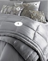 DKNY Donna Karan Home Modern Classics Silk Full/Queen Quilt Mercury