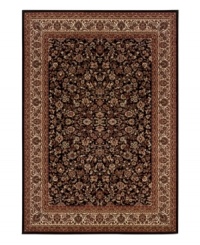 The Everest Collection by Couristan offers a super-dense weave and a soft luxurious finish. Power-loomed for a luxuriously thick pile and ultra-fine detail. The Isfahan black rug features an intricate floral pattern in black, taupes and reds, evoking a country garden right in your home. The Everest Collection by Couristan offers a super-dense weave and a soft luxurious finish. Power-loomed for a luxuriously thick pile and ultra-fine detail. The Isfahan black rug features an intricate floral pattern in black, taupes and reds, evoking a country garden right in your home.