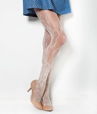 HUE Net Bloom Tights, M/L, Pink Cloud HUE Net Bloom Tights, M/L, Pink Cloud