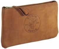 Klein 5139L 12-1/2-Inch Top-Grain Leather Zipper Bag