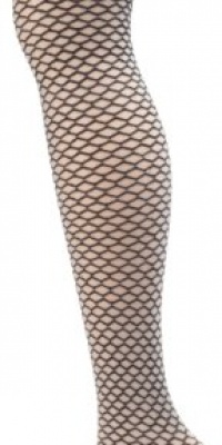 HUE Women's Faux Fishnet Tight, Grey, Medium/Large