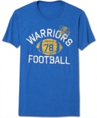 Score a touchdown in your casual wardrobe with the varsity styling of this shirt from American Rag. Score a touchdown in your casual wardrobe with the varsity styling of this shirt from American Rag.
