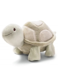 This cute and huggably soft turtle from Gund is designed to interact with baby, encouraging him or her to crawl. This cute and huggably soft turtle from Gund is designed to interact with baby, encouraging him or her to crawl.
