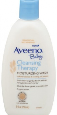 Aveeno Baby Cleansing Therapy Moisturizing Wash, 8 Ounce (Pack of 2) Aveeno Baby Cleansing Therapy Moisturizing Wash, 8 Ounce (Pack of 2)