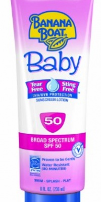 Banana Boat Baby Sunscreen Lotion SPF 50, 8 Ounce Banana Boat Baby Sunscreen Lotion SPF 50, 8 Ounce