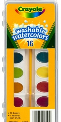 Crayola 16 Ct Washable Watercolors