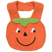 Carter's Baby Orange Pumpkin Bib-128-644 Carter's Baby Orange Pumpkin Bib-128-644