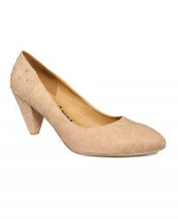 Your favorite pump gets a hardware upgrade. The small studs on the back of the Camden by Barefoot Tess add just the right amount of glam to a classic silhouette. Your favorite pump gets a hardware upgrade. The small studs on the back of the Camden by Barefoot Tess add just the right amount of glam to a classic silhouette.