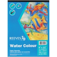 Reeves 9-Inch by 12-Inch Water Color Paper Pad, 35-Sheet Reeves 9-Inch by 12-Inch Water Color Paper Pad, 35-Sheet