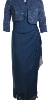 Glitter Jacket and Long Dress Set Glitter Jacket and Long Dress Set