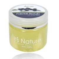 It's Nature - Natural Anti-Aging with Dead Sea Minerals, Acai Facial Scrub Fruit Gel for All Skin Types