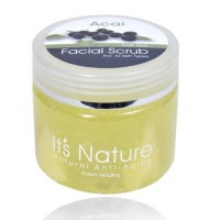It's Nature - Natural Anti-Aging with Dead Sea Minerals, Acai Facial Scrub Fruit Gel for All Skin Types