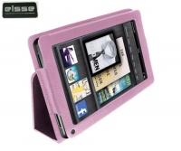 Elsse ® Premium Folio Case for Kindle Fire 7 Inch Tablet Cover - (Does not fit the Kindle Fire HD 7 Tablet) (Pink) Elsse ® Premium Folio Case for Kindle Fire 7 Inch Tablet Cover - (Does not fit the Kindle Fire HD 7 Tablet) (Pink)