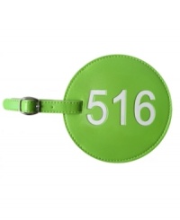 Show your hometown pride, 516! This big, easy-to-spot luggage tag is personalized with your favorite area code, giving your bags an identity and helping them stand out on the luggage carousel. Show your hometown pride, 516! This big, easy-to-spot luggage tag is personalized with your favorite area code, giving your bags an identity and helping them stand out on the luggage carousel.